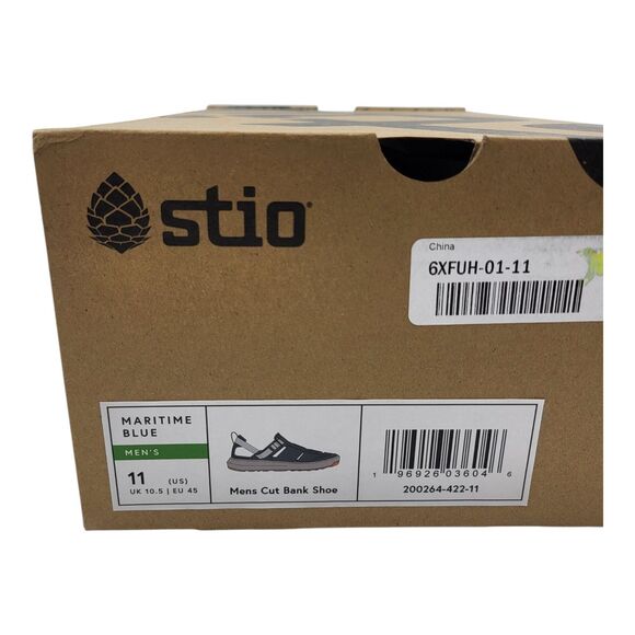 Stio Men's Cut Bank Shoes Size 11 New NIB Maritime Blue - Picture 12 of 14